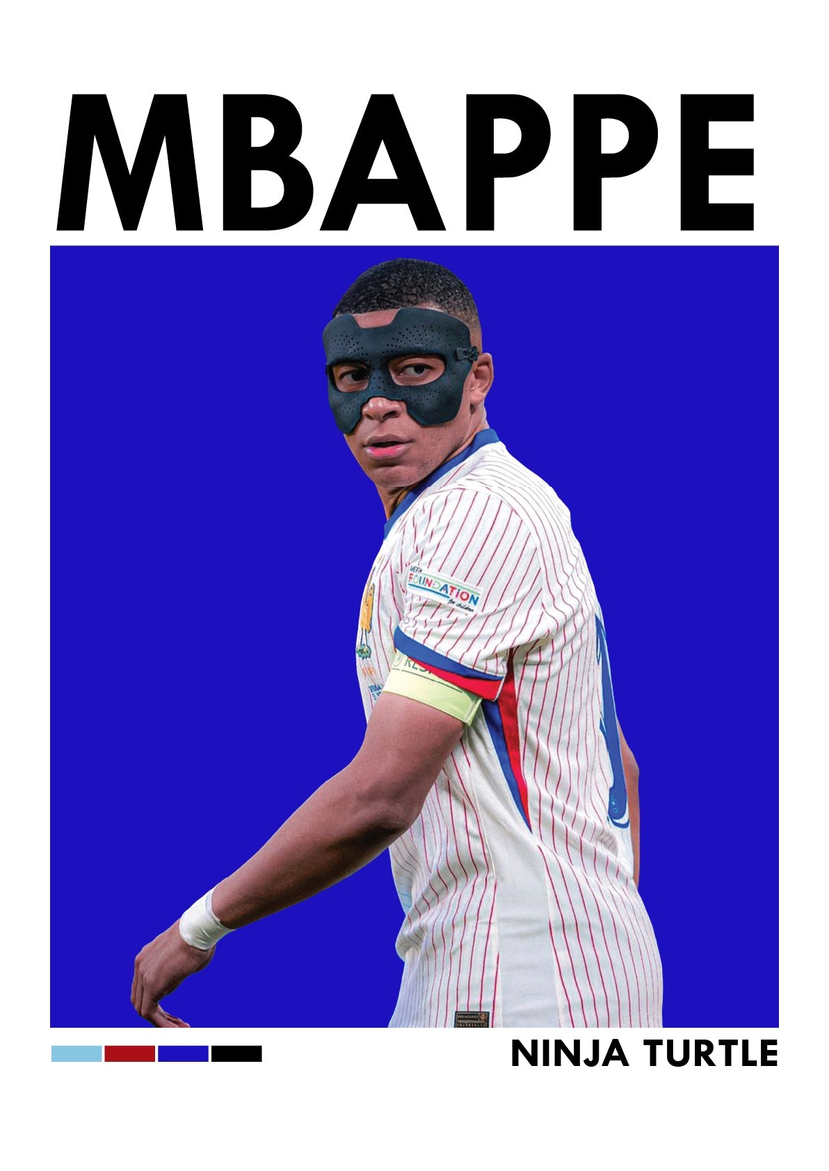 Kylian Mbappe - Football Poster