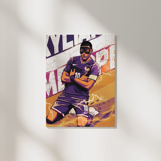 Kylian Mbappe France | Football Poster