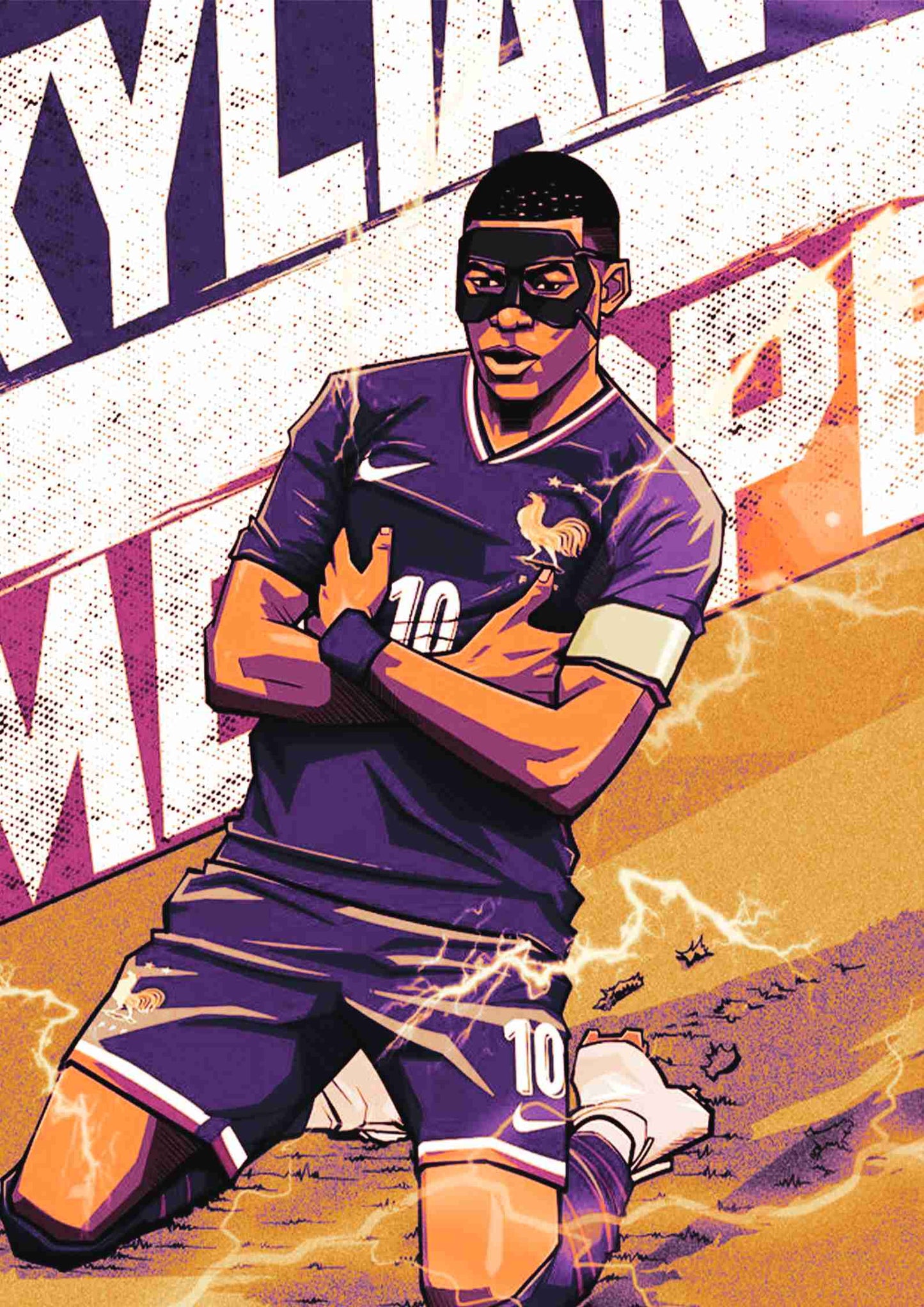 Kylian Mbappe France | Football Poster