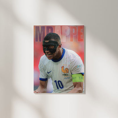 Kylian Mbappe France No. 10 | Football Poster