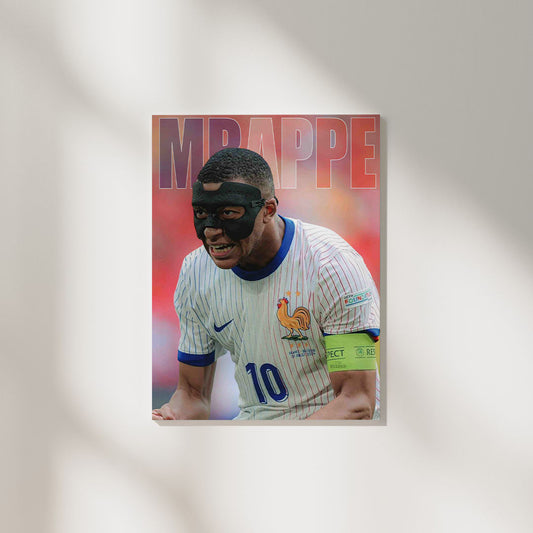 Kylian Mbappe France No. 10 | Football Poster