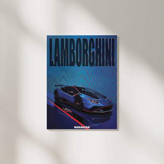 Lamborghini Huracan | Car Poster