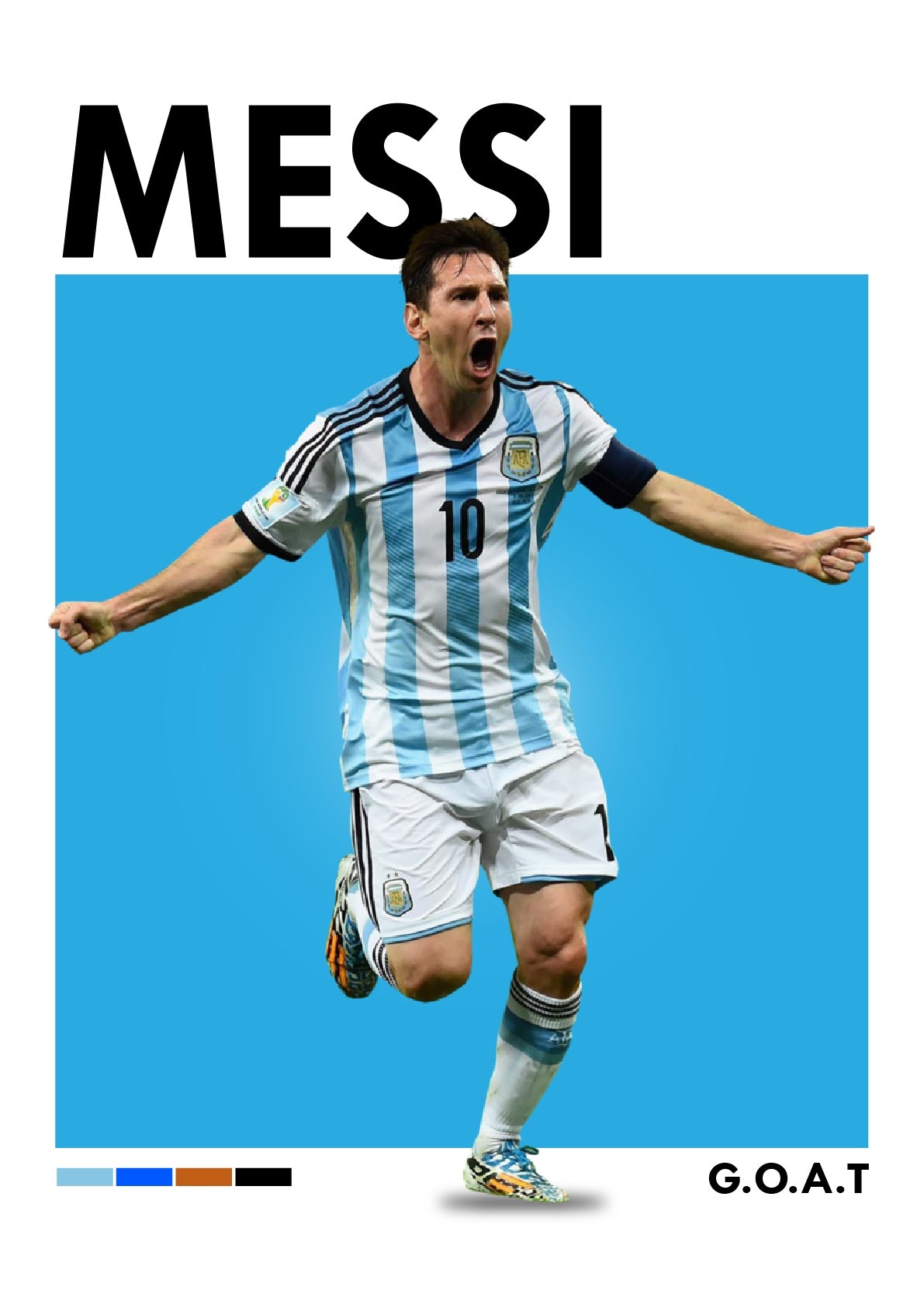 Lionel Messi | Football Poster