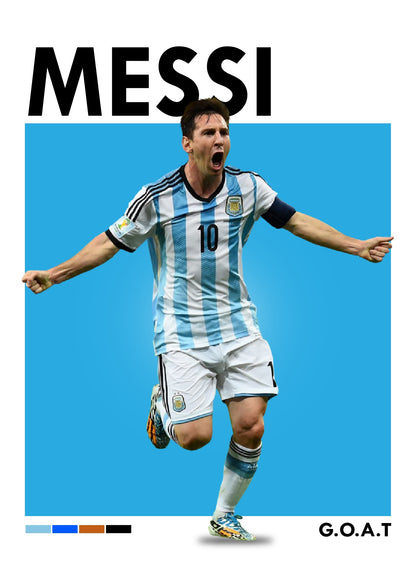 Lionel Messi | Football Poster