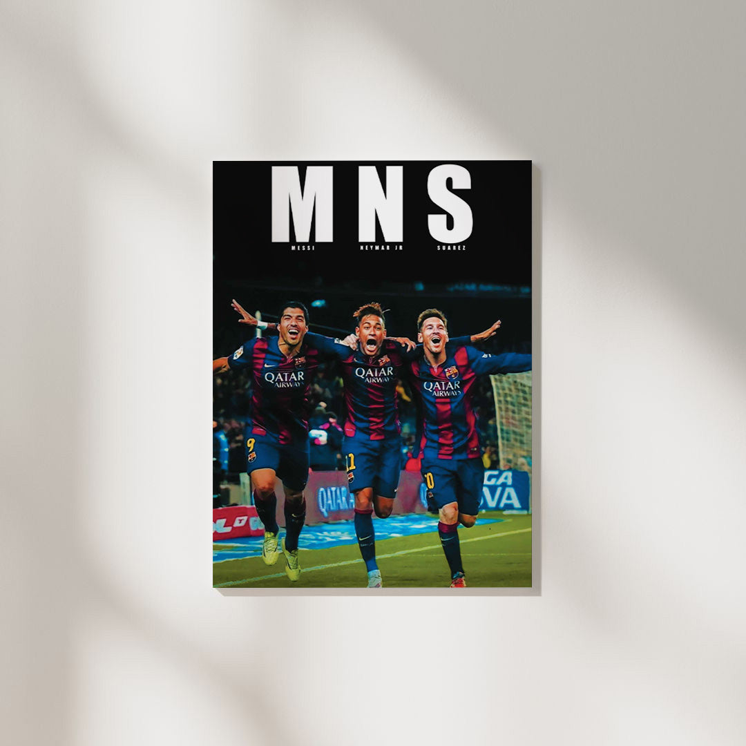 MNS Barcelona - Football Poster