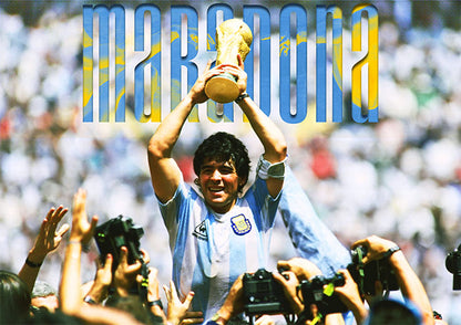 Diego Maradona World Cup - Football Poster