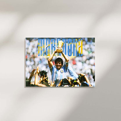 Diego Maradona World Cup - Football Poster