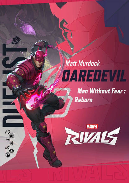 Marvel Rivals Daredevil | Gaming Poster