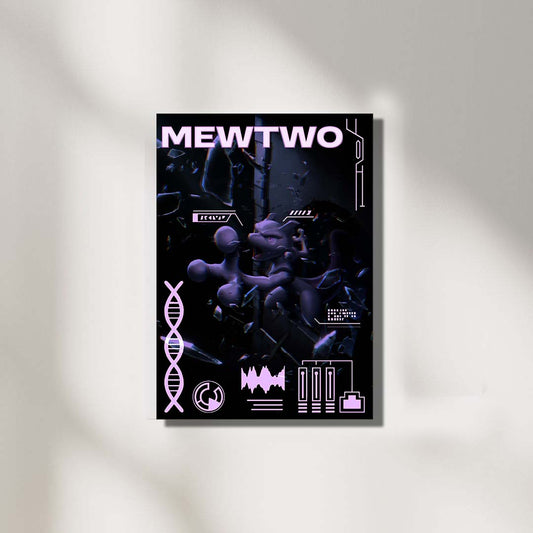 Pokemon Mewtwo | Anime Poster