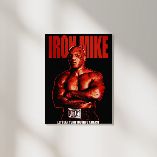 Mike Tyson Iron Mike | Boxing Poster