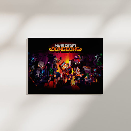 Minecraft Dungeons | Gaming Poster