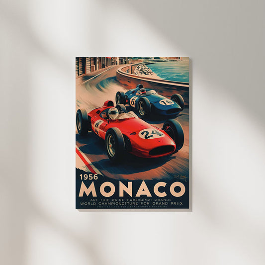 Monaco Retro | F1 Poster