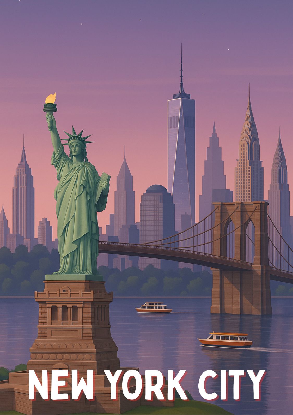 New York City | Travel Poster