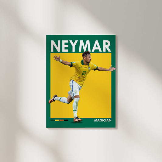 Neymar - Football Poster