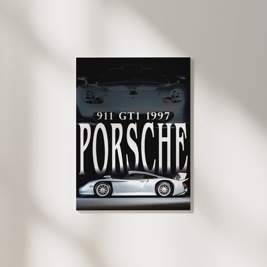 Porsche GT1 Retro | Car Poster