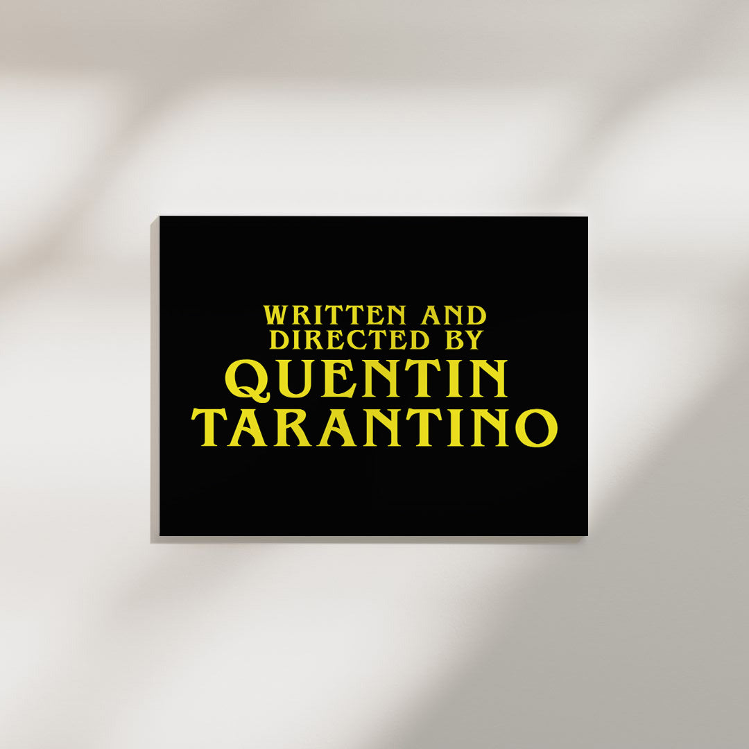 Quentin Tarantino | Movie Poster