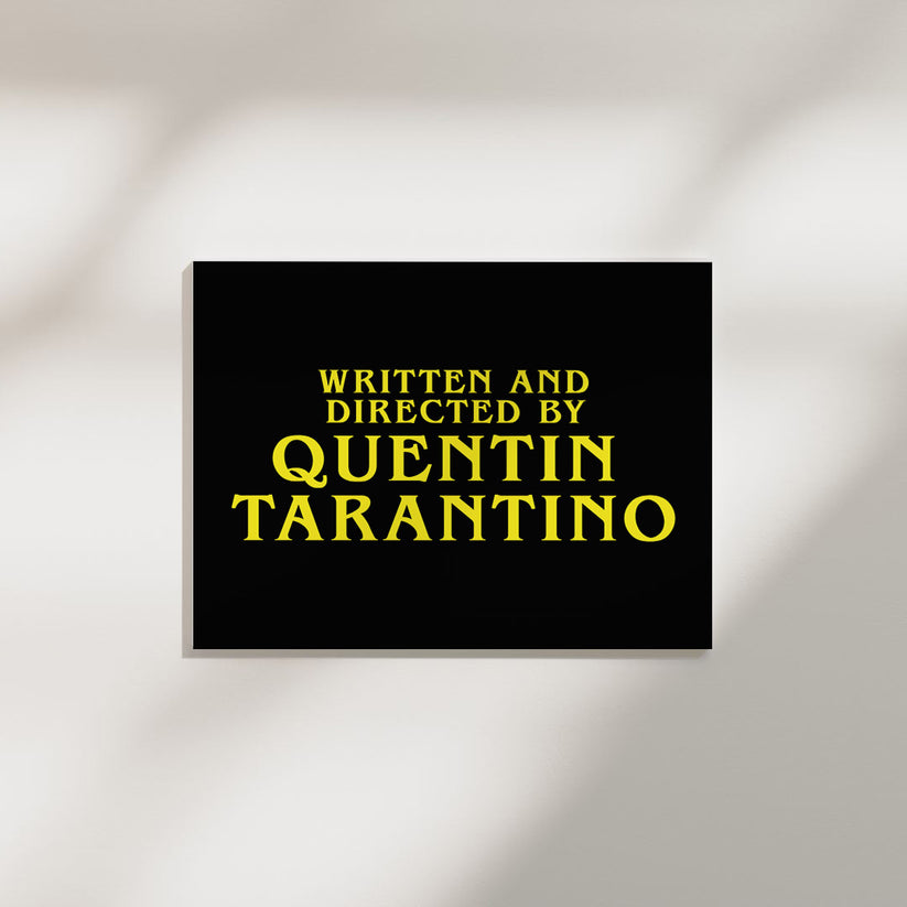 Quentin Tarantino | Movie Poster – The Artflex