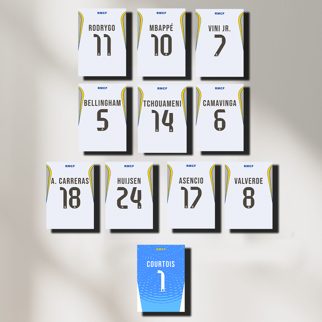 Real Madrid 25-26 - Set of 11 | Poster Set
