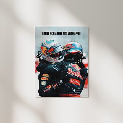Ricciardo x Verstappen | F1 Poster