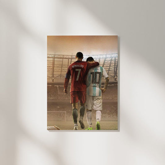 Ronaldo x Messi | Football Poster