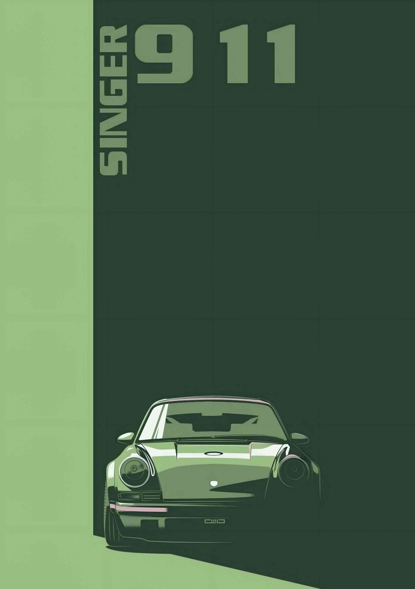 Singer 911 | Car Poster