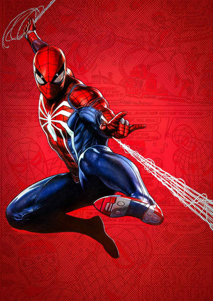 Spiderman Webs | Marvel DC Poster