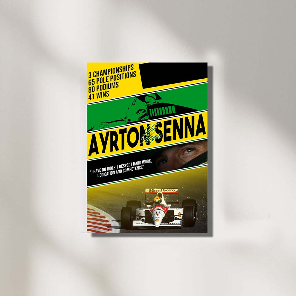 Magic Senna Magic Senna | F1 Poster – The Artflex