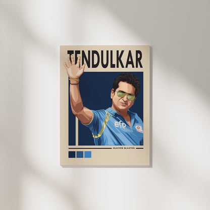 Tendulkar Master Blaster | Cricket Poster