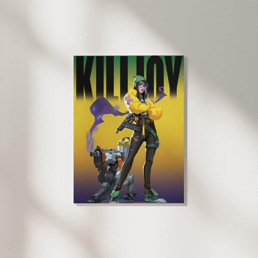 Killjoy Inflatable Valorant Killjoy | Gaming Poster – The Artflex