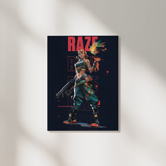 Valorant Raze OG | Gaming Poster