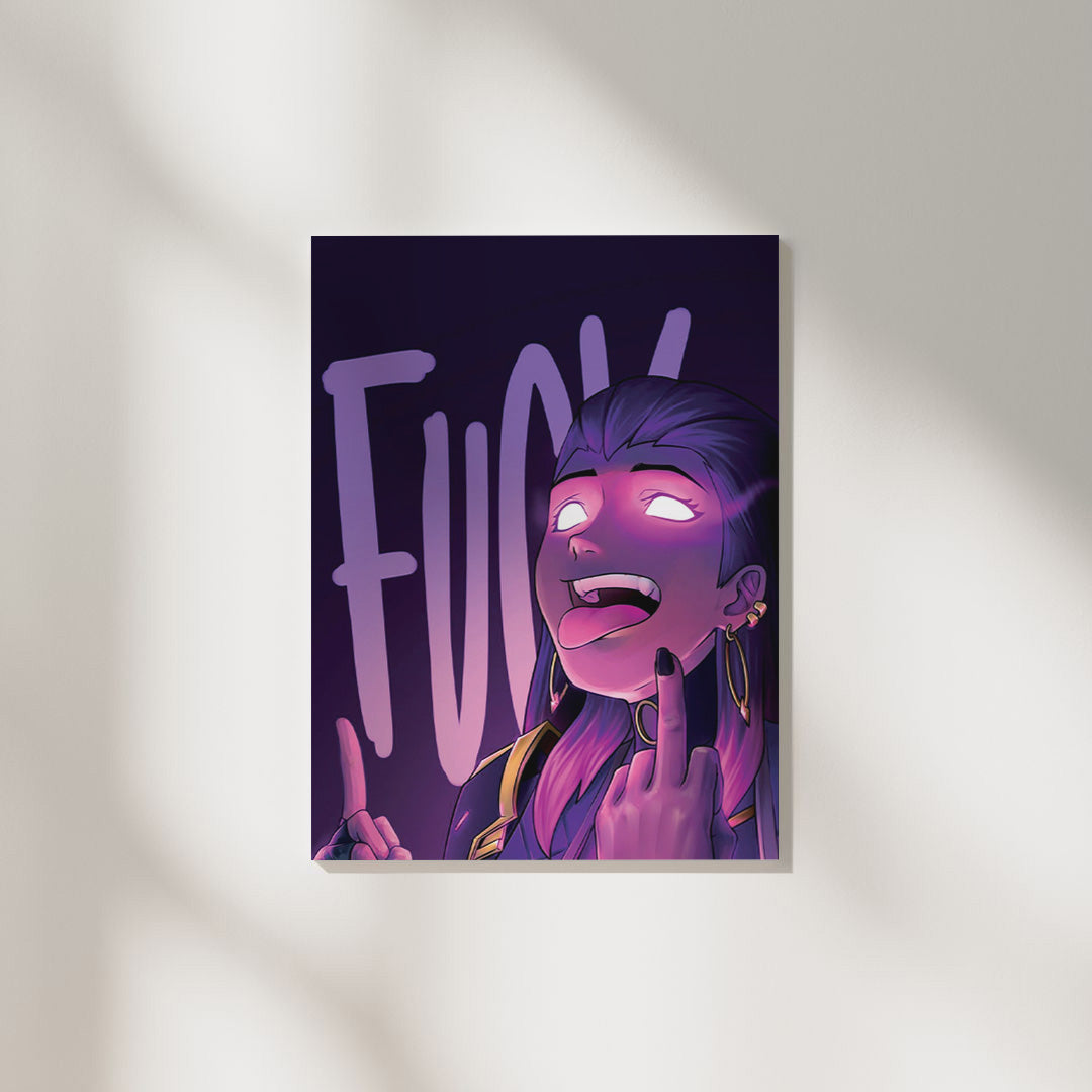 Valorant Reyna F!ck | Gaming Poster