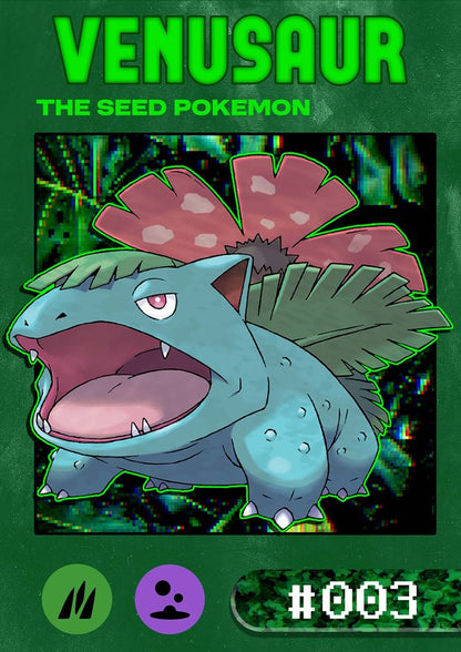 Pokemon Venusaur | Anime Poster