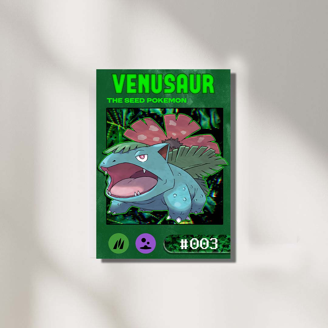 Pokemon Venusaur | Anime Poster