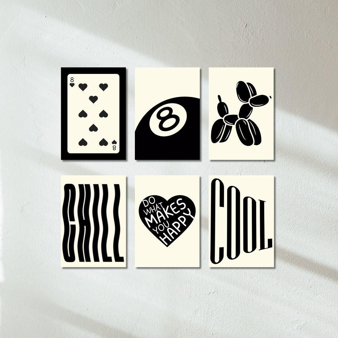 Chill - Set of 6 | Poster Set