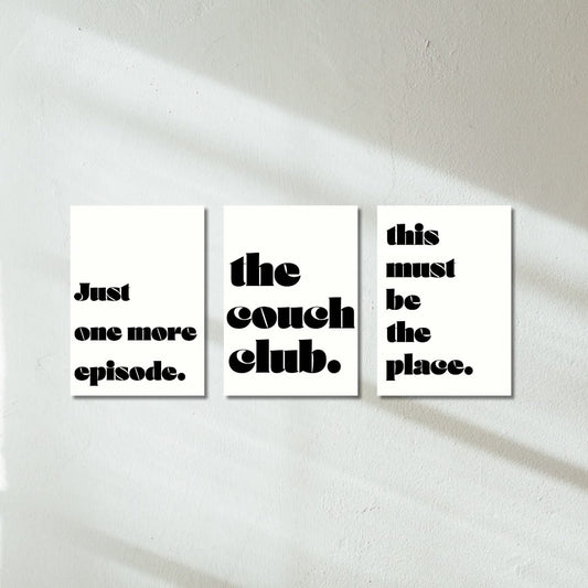 Binge - Set of 3 | Poster Set