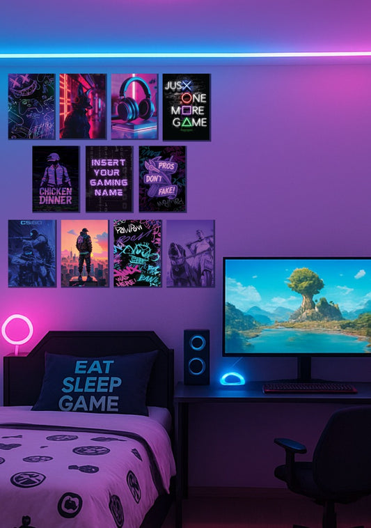 Gaming Set - Set of 11 | Poster Set