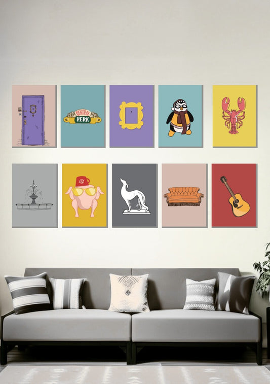 Friends Set - Set of 10 | Poster Set