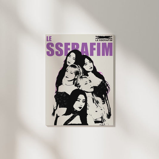LE SSERAFIM K-POP | Music Poster