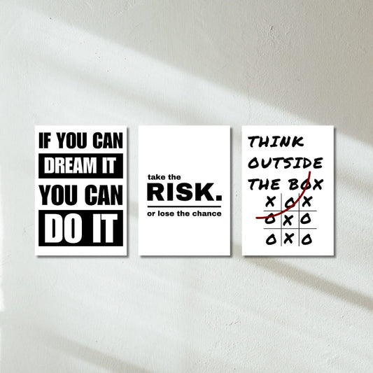 Motivational - Set of 3 | Poster Set