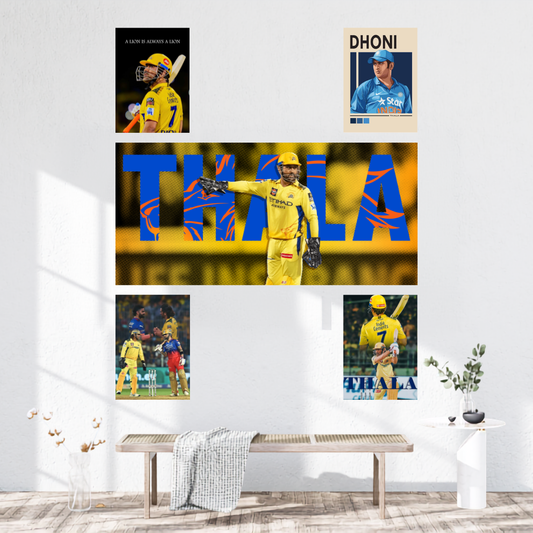 MS Dhoni | Wall Packs