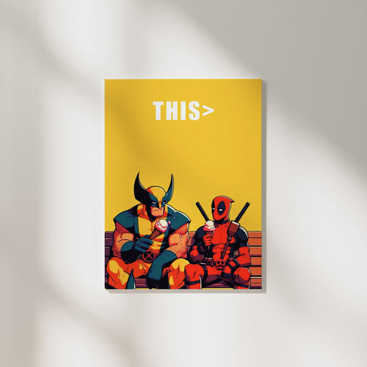 Wolverine x Deadpool | Marvel DC Poster