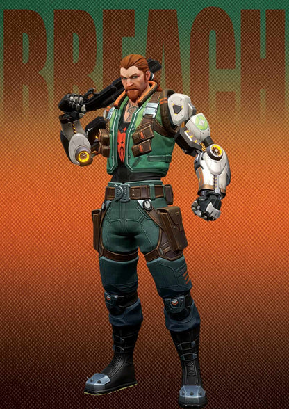 Valorant Breach | Gaming Poster