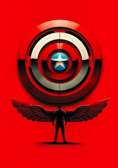 Captain America Shield | Marvel DC Poster
