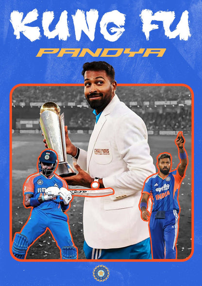 Kung Fu Pandya | Cricket Poster