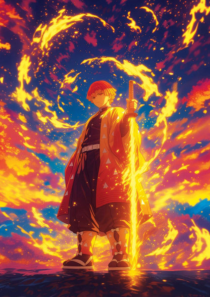 Demon Slayer Zenitsu | Anime Poster