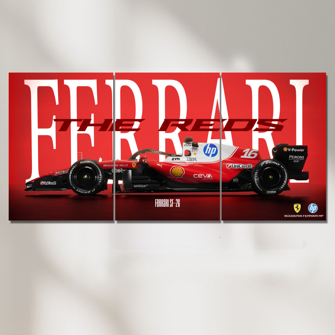 Ferrari F1 | Split Poster