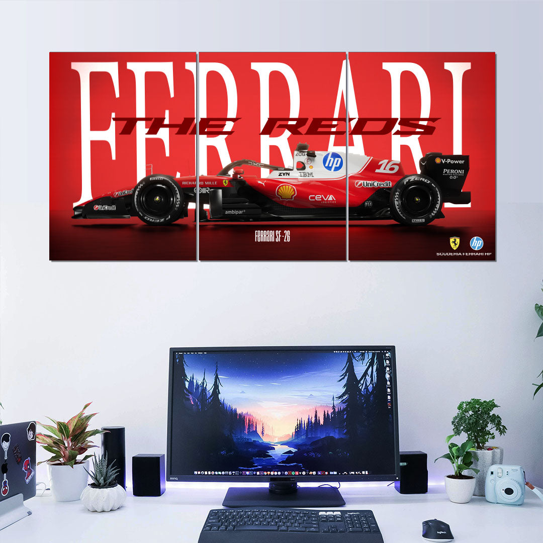 Ferrari F1 | Split Poster