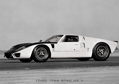 Ford GT40 Retro | Car Poster