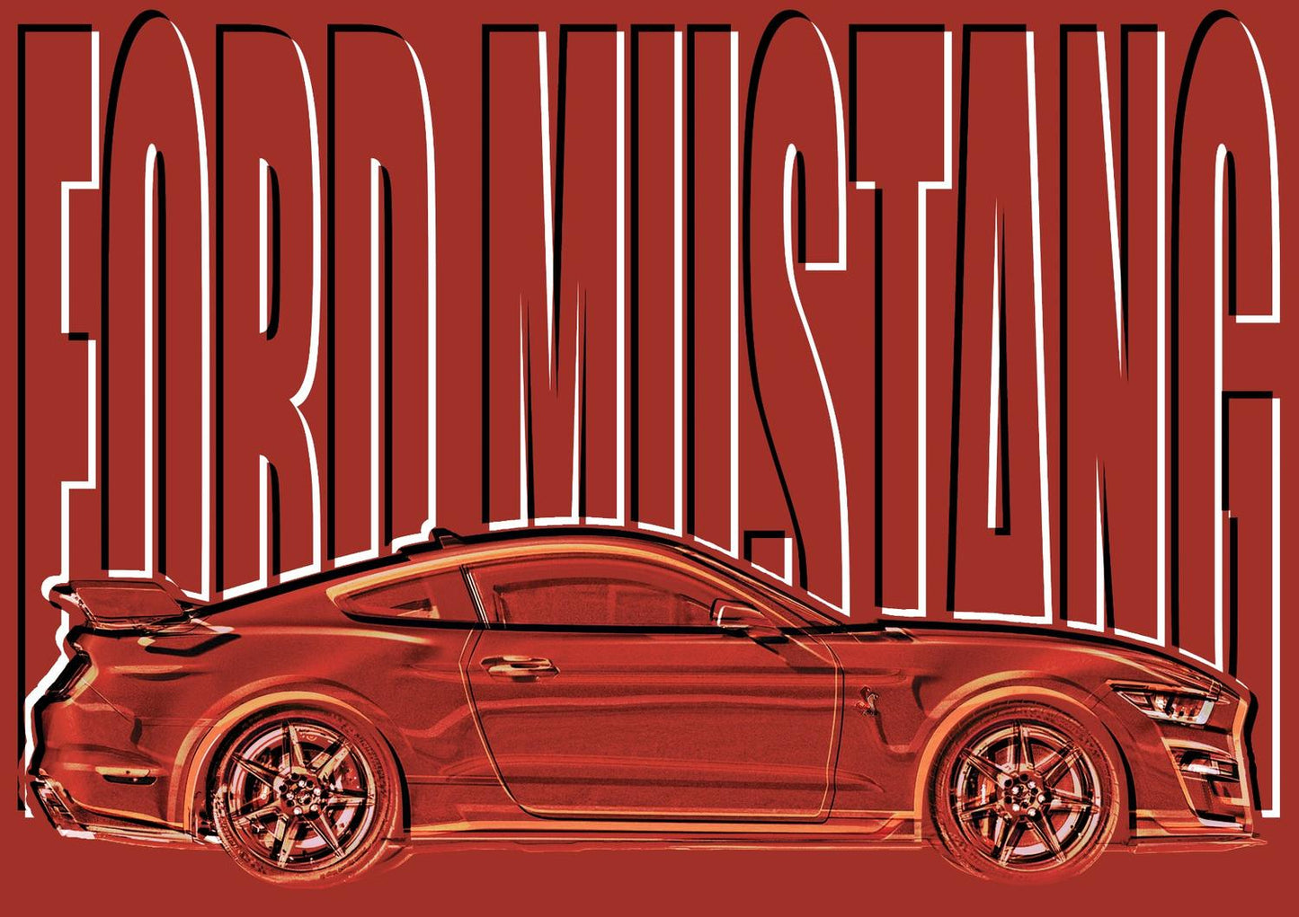 Ford Mustang | Car Poster