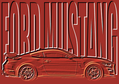 Ford Mustang | Car Poster